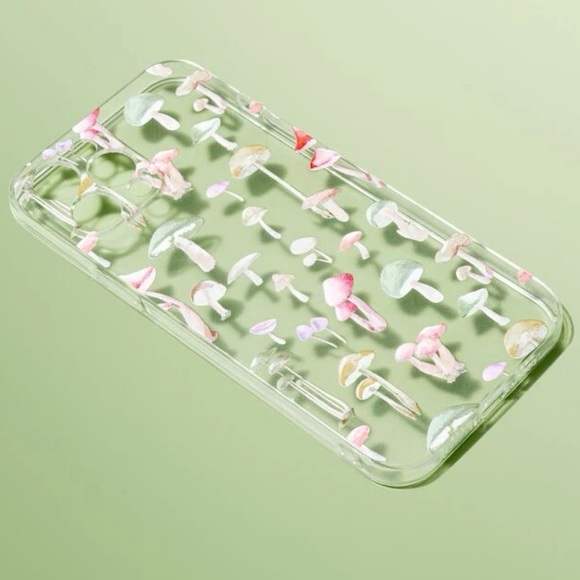 iPhone XS Max Clear & Mushroom Pattern Phone Case - NWT - Picture 4 of 5